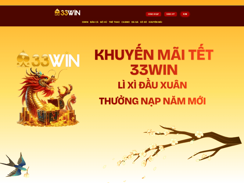 khuyến mãi tết 33WIN